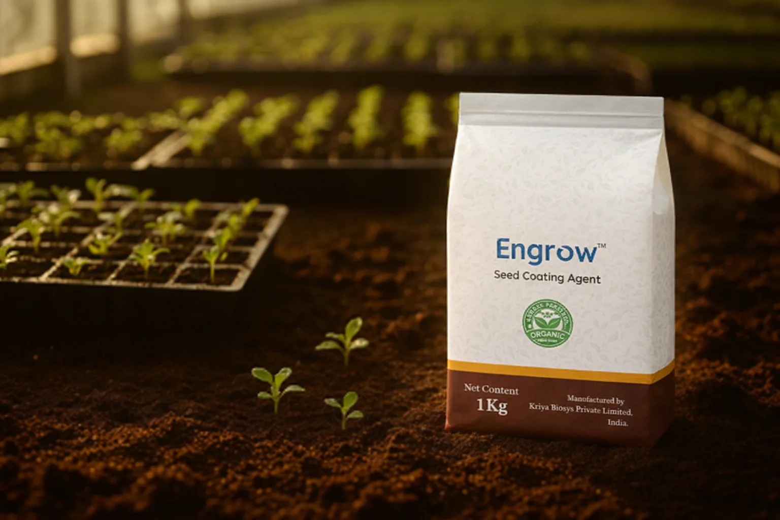 Engrow organic seed treatment substrate